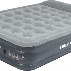 HIGH PEAK Airbed Smooth Comfort Double Air Mattress Camping Bed Electric Pump (40051)