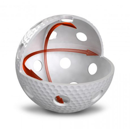 Salming Aero Floorball 200 Pcs White balto florbola bumbiņu komplekts (4131891-0707)
