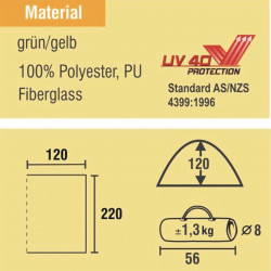 Best Camp Tiwi pludmales telts (15101 )