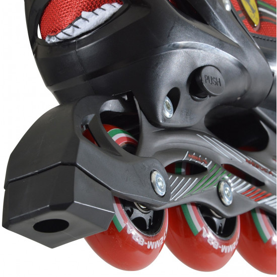 Ferrari Adjustable Inline Skate regulējamas bērnu skrituļslidas (FK35)