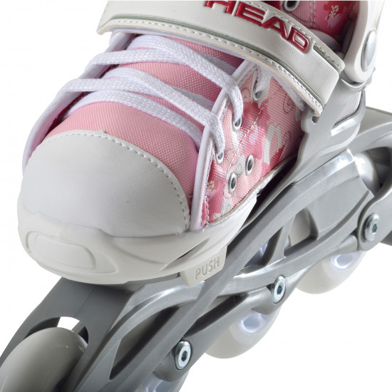 Head Girly Adjustable Inline Skates regulējamas bērnu skrituļslidas (H3JR08)