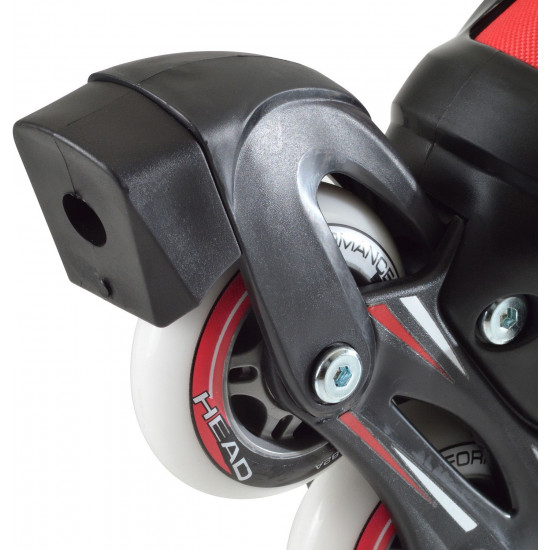 Head Jr Red Adjustable Inline Skates regulējamas bērnu skrituļslidas (H4JR12) Head Jr Red Adjustable Inline Skates regulējamas bērnu skrituļslidas (H4JR12)