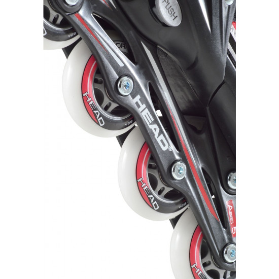 Head Jr Red Adjustable Inline Skates regulējamas bērnu skrituļslidas (H4JR12) Head Jr Red Adjustable Inline Skates regulējamas bērnu skrituļslidas (H4JR12)