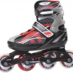 Head Jr Red Adjustable Inline Skates regulējamas bērnu skrituļslidas (H6JR06)