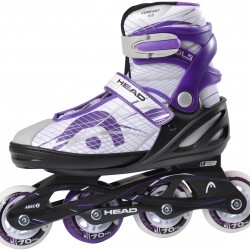 Head Jr Lilac Adjustable Inline Skates regulējamas bērnu skrituļslidas (H6JR07)