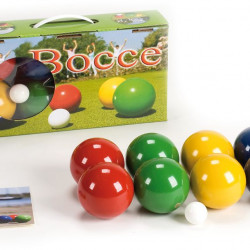 Londero Bocce Set 70mm bumbu spēle kartona kastē ar litogrāfiju (07004)