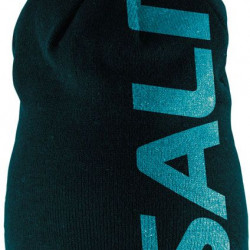 Salming Logo Beanie Black/Cyan ziemas cepure (1176851-0113)