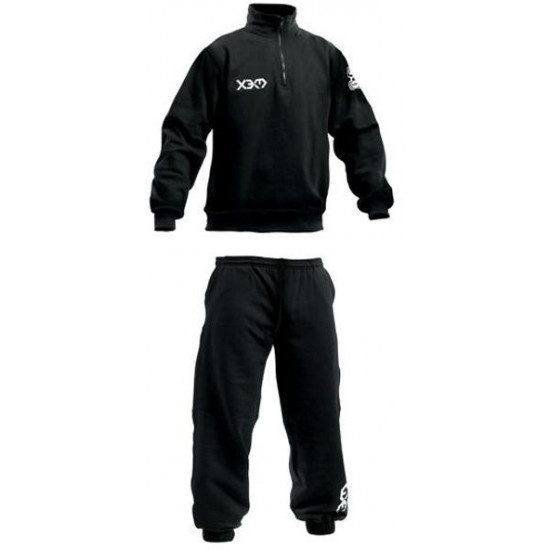 X3M Sweatsuit Sr Halfzip Black sporta treniņtērps (31996011) X3M Sweatsuit Sr Halfzip Black sporta treniņtērps (31996011)
