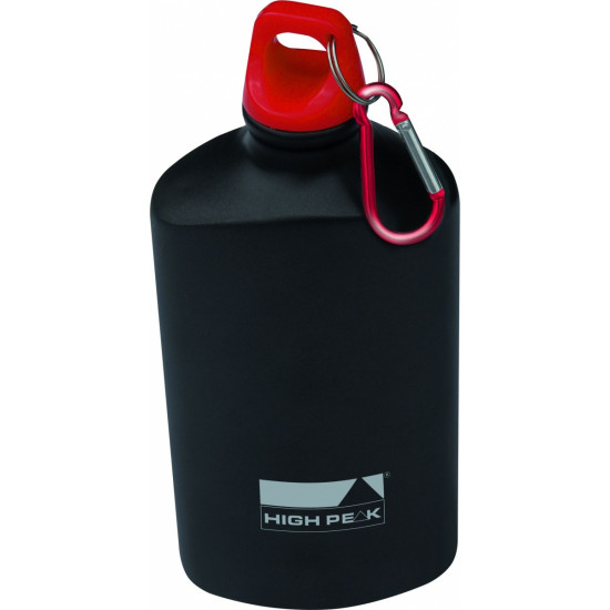 High Peak Aluminium Drinking Bottle 0.5L Oval alumīnija dzeramā pudele (41475) High Peak Aluminium Drinking Bottle 0.5L Oval alumīnija dzeramā pudele (41475)