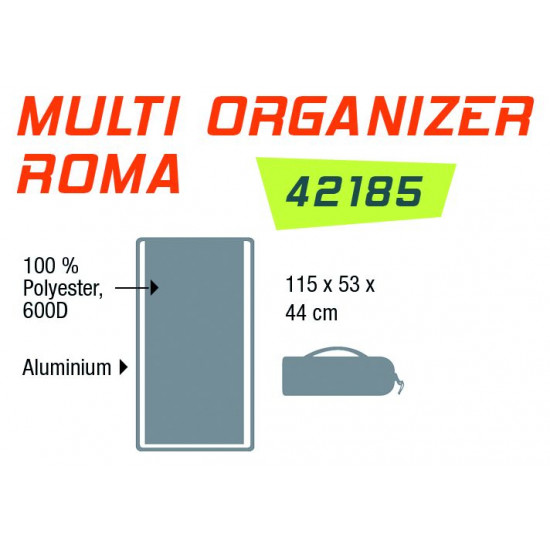 Simex Sport Multi Organizer Roma multifunkcionālais kempinga skapis (42185) Simex Sport Multi Organizer Roma multifunkcionālais kempinga skapis (42185)