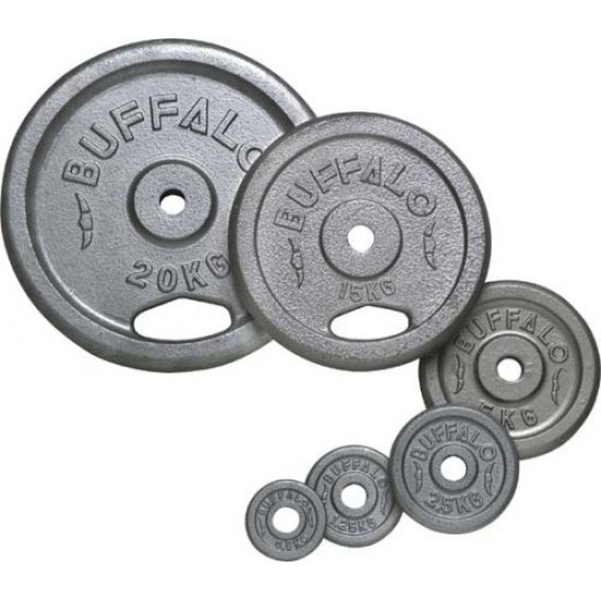 Buffalo Cast -Iron Dumbbell Plates 2x1.25kg svarcelšanas diski (65451)