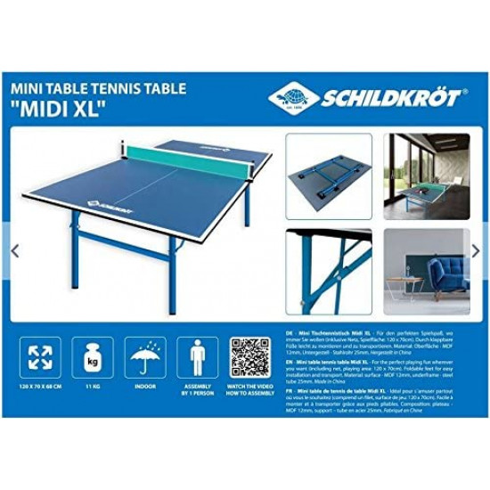 Donic-Schildkröt Midi XL Table Tennis tenisa galds (838579) Donic-Schildkröt Midi XL Table Tennis tenisa galds (838579)