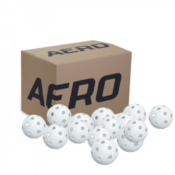 Salming Aero Floorball 200 Pcs White balto florbola bumbiņu komplekts (4131891-0707)