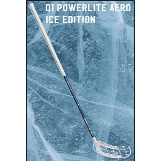 Salming Q1 Powerlite Aero 27 Ice Edition florbola spēlētāja nūja (1099114-0407)